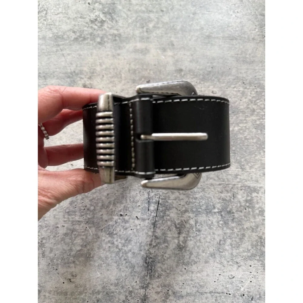 Banana Republic Heritage Etched Buckle Waist Belt M
